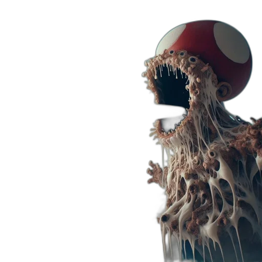 creature, hair, robot, mask transparent PNG cut-out