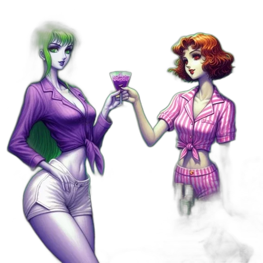 concept art, comic book art, fantasy art, pixel art transparent PNG cut-out