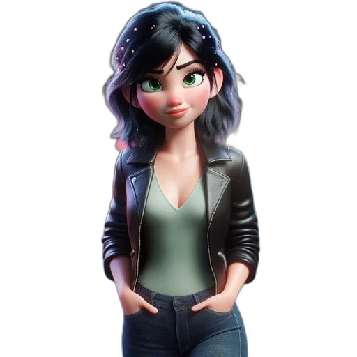 jacket, 3d render, cartoon, concept art transparent PNG cut-out