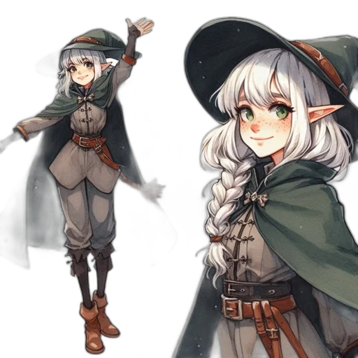staff, hat, concept art, fantasy art transparent PNG cut-out