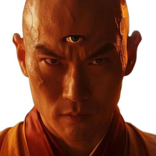 face, staff, mask, dragon transparent PNG cut-out