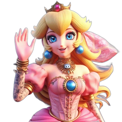 crown, dress, jewelry, staff transparent PNG cut-out
