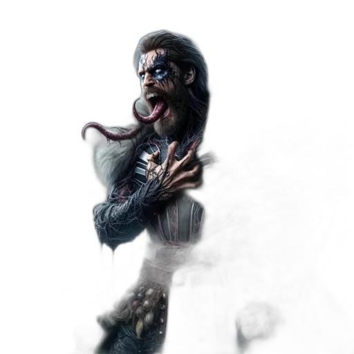 mask, face, creature, staff transparent PNG cut-out