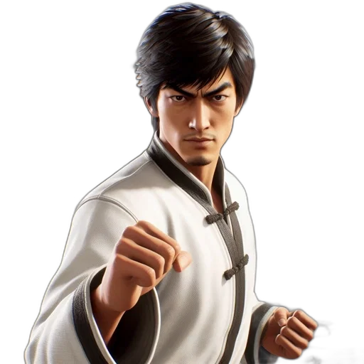 concept art, photorealistic, asian, figure transparent PNG cut-out