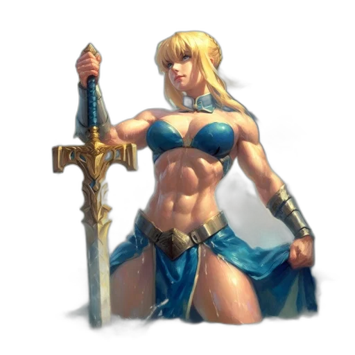 sword, weapon, staff, fantasy art transparent PNG cut-out