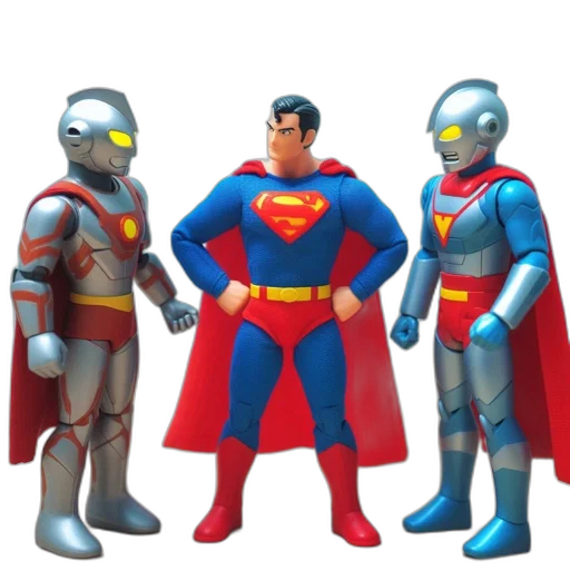 concept art, comic book art, 3d render, three transparent PNG cut-out