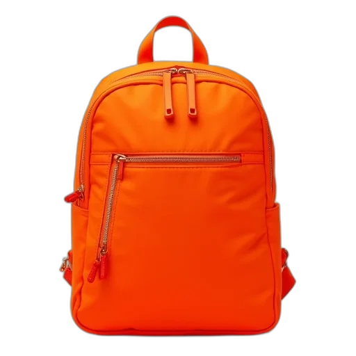 jacket, 3d render, neon, backpack transparent PNG cut-out