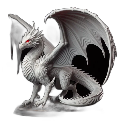 dragon, creature, 3d render, fantasy art transparent PNG cut-out