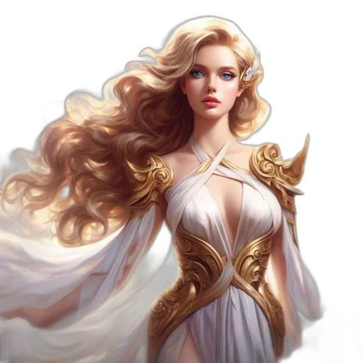 dress, jewelry, crown, fantasy art transparent PNG cut-out