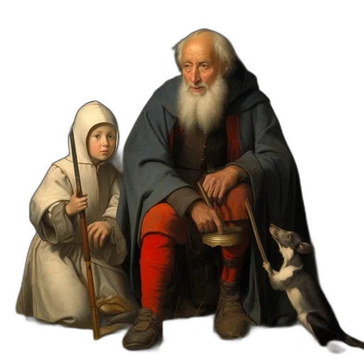 staff, concept art, oil painting, fantasy art transparent PNG cut-out