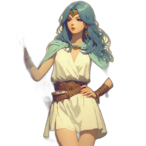 staff, dress, fantasy art, concept art transparent PNG cut-out