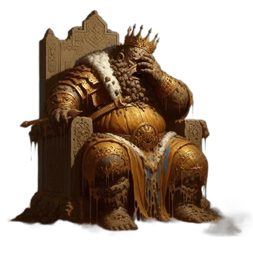 crown, dragon, furniture, concept art transparent PNG cut-out
