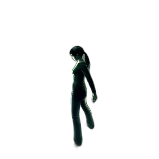 robot, creature, hair, dress transparent PNG cut-out