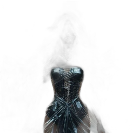 dress, mask, crown, robot transparent PNG cut-out