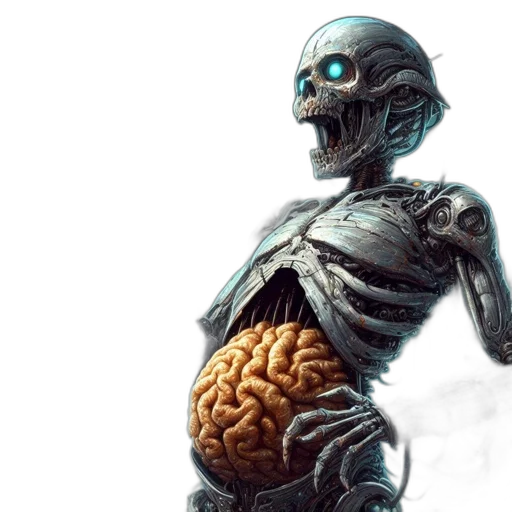 robot, creature, food, concept art transparent PNG cut-out