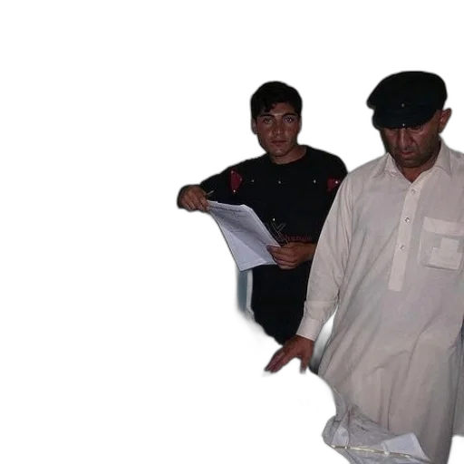 staff, jacket, hat, weapon transparent PNG cut-out
