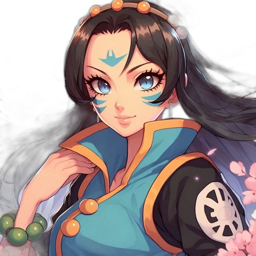 staff, face, fantasy art, anime transparent PNG cut-out