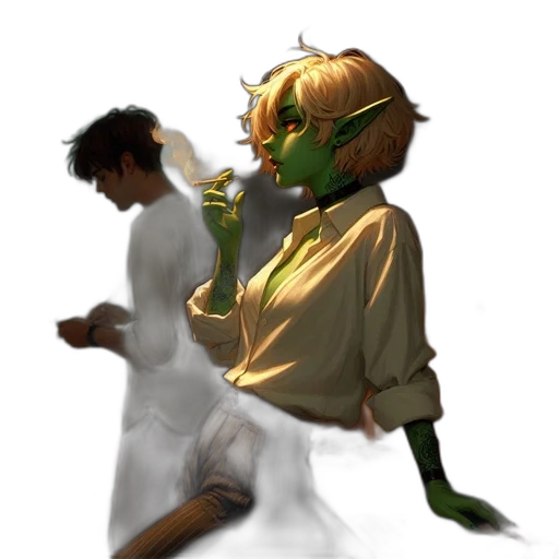 mask, staff, dragon, creature transparent PNG cut-out