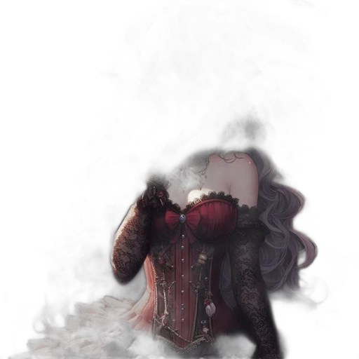 mask, jacket, dragon, weapon transparent PNG cut-out
