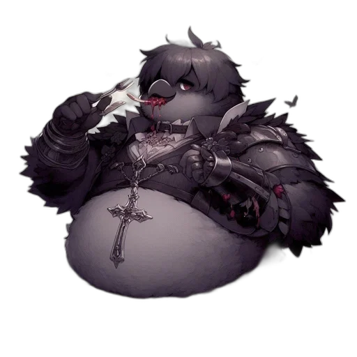 staff, creature, concept art, fantasy art transparent PNG cut-out