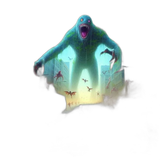 creature, animal, dragon, robot transparent PNG cut-out