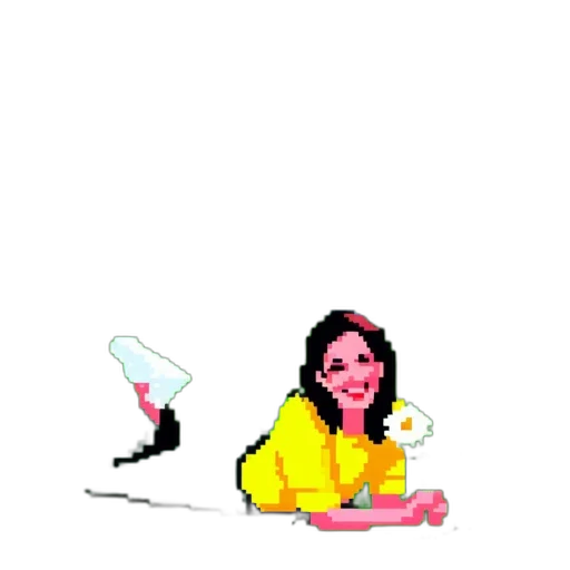 staff, shoes, pixel art, cartoon transparent PNG cut-out