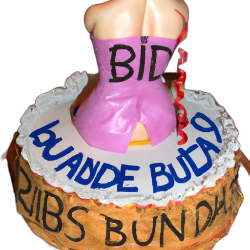 3d render, whimsical, bachelorette, party transparent PNG cut-out