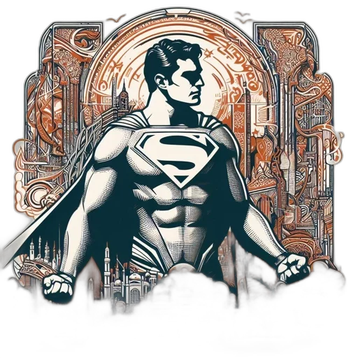 comic book art, concept art, cartoon, fantasy art transparent PNG cut-out