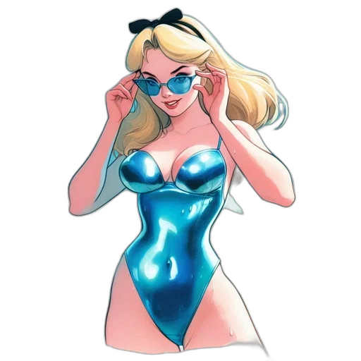 dress, comic book art, cartoon, concept art transparent PNG cut-out