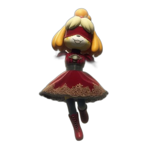 dress, staff, mask, crown transparent PNG cut-out