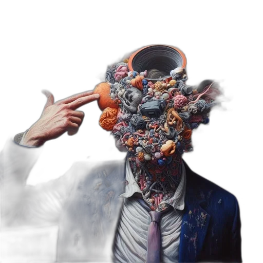 mask, face, robot, jacket transparent PNG cut-out