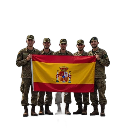 staff, army, personnel, pose transparent PNG cut-out
