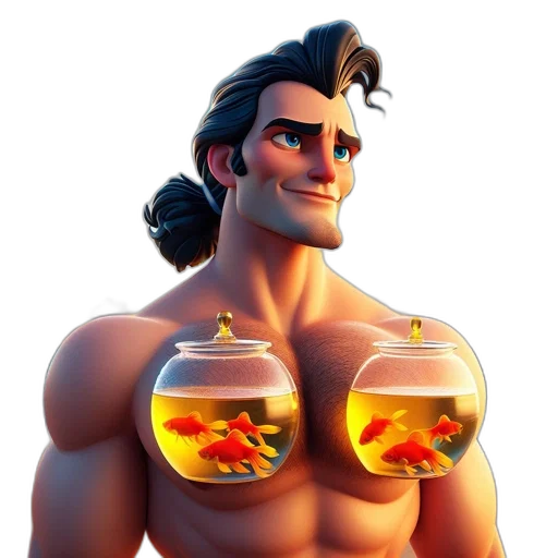 concept art, 3d render, fantasy art, comic book art transparent PNG cut-out