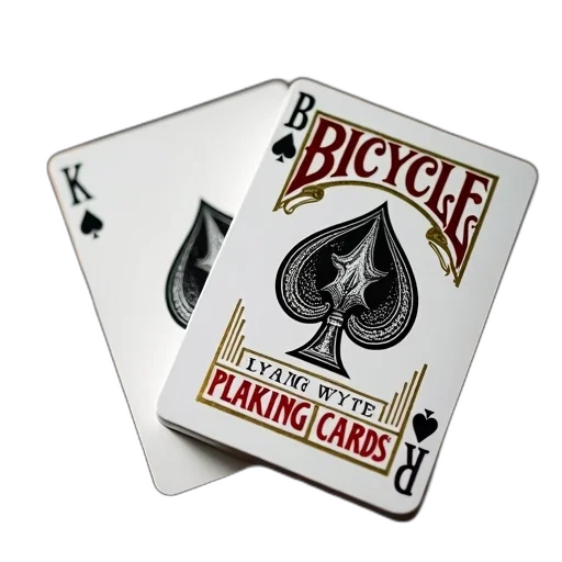 two, deckes, bicycle, playing transparent PNG cut-out