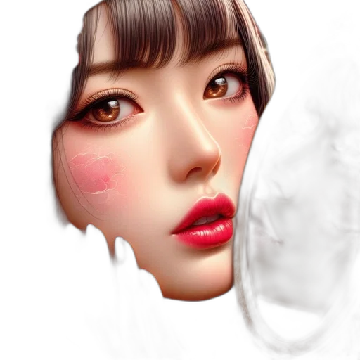 face, mask, robot, photorealistic transparent PNG cut-out