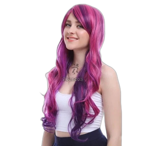 hair, dress, jewelry, staff transparent PNG cut-out