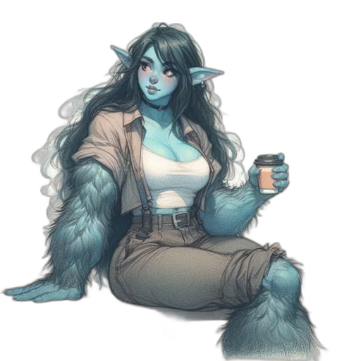 staff, creature, dragon, concept art transparent PNG cut-out