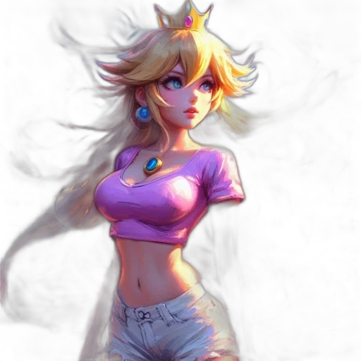 dress, crown, staff, concept art transparent PNG cut-out