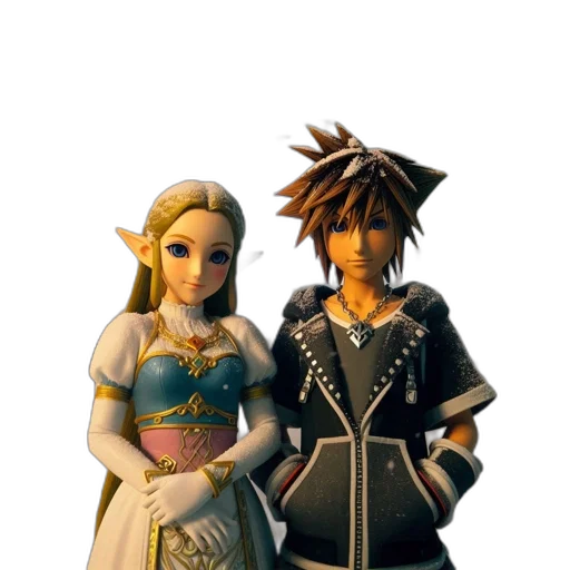 staff, dress, sword, 3d render transparent PNG cut-out