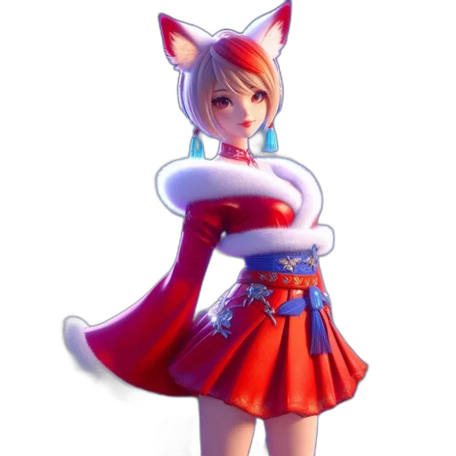 dress, staff, animal, weapon transparent PNG cut-out