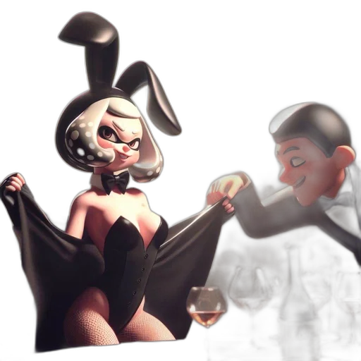 concept art, 3d render, comic book art, cartoon transparent PNG cut-out