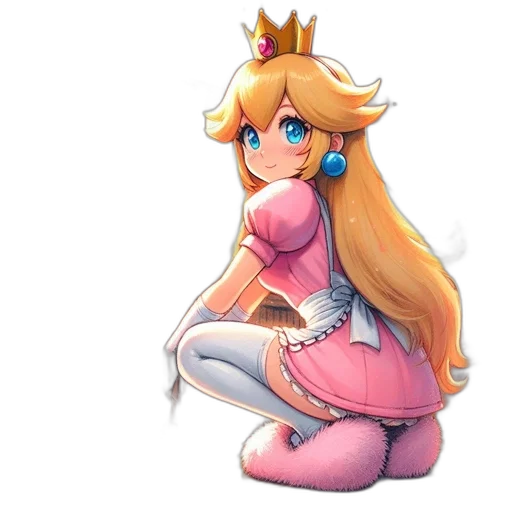 crown, dress, staff, concept art transparent PNG cut-out