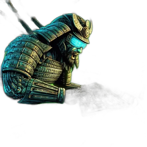 weapon, robot, sword, mask transparent PNG cut-out