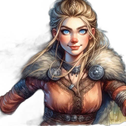 face, fantasy art, concept art, comic book art transparent PNG cut-out