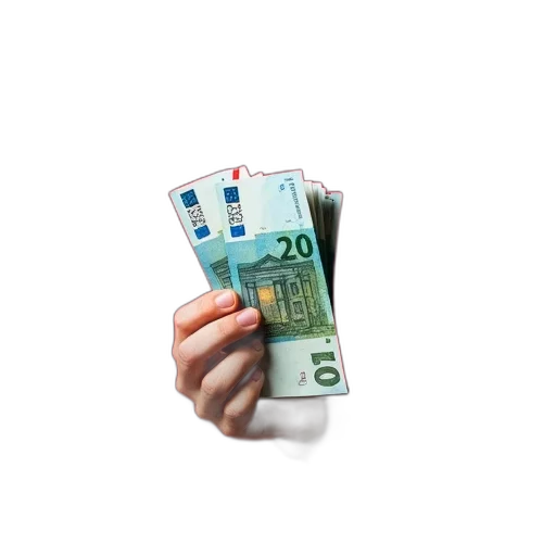 3d render, person, hand, holding transparent PNG cut-out