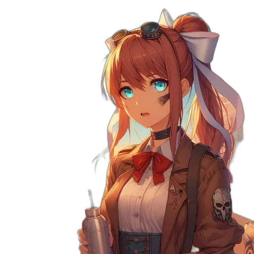 staff, weapon, jacket, dress transparent PNG cut-out