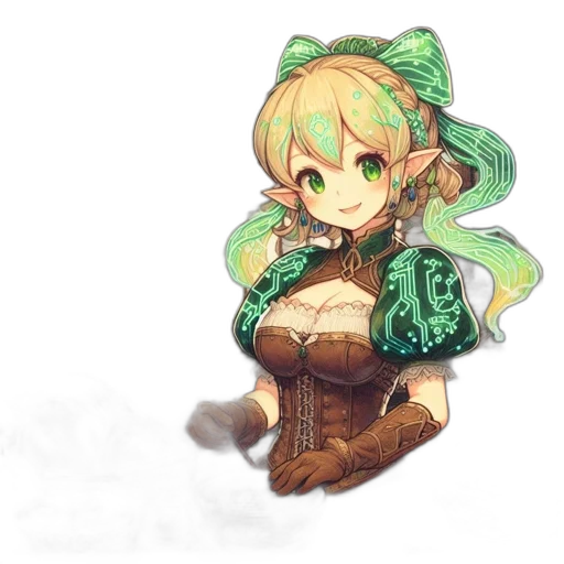 staff, weapon, dress, crown transparent PNG cut-out