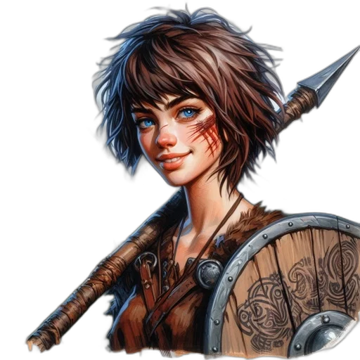 sword, weapon, face, fantasy art transparent PNG cut-out