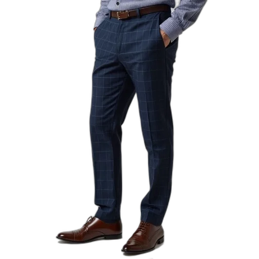 jacket, staff, 3d render, blue transparent PNG cut-out
