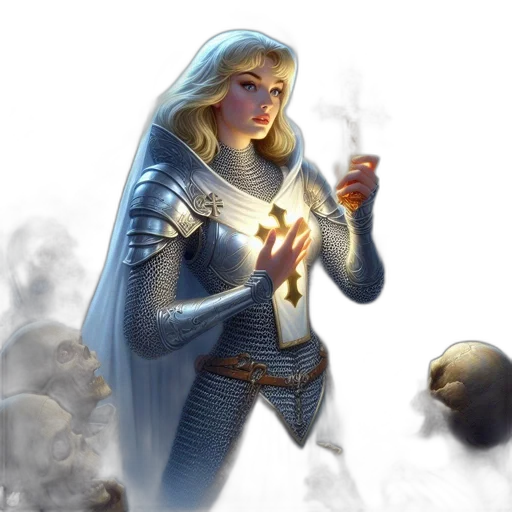 fantasy art, concept art, comic book art, 3d render transparent PNG cut-out